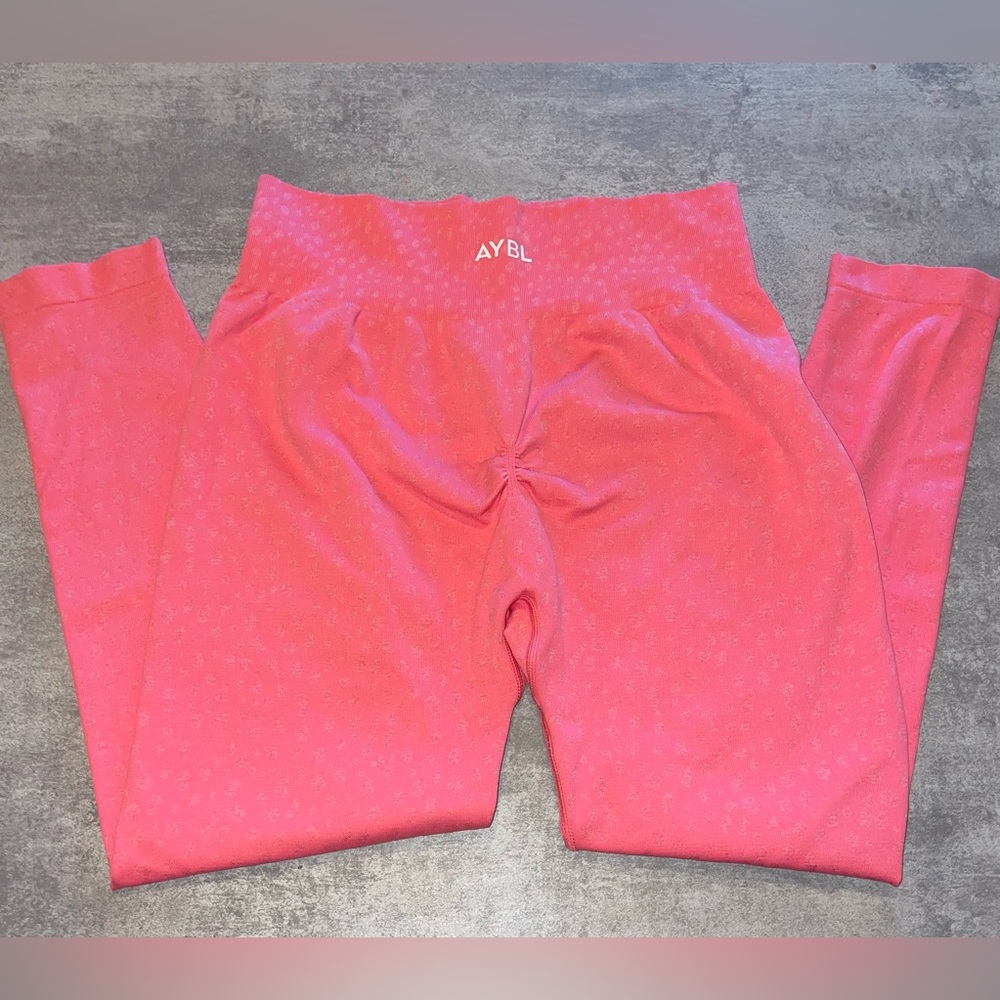 AYBL Pink Spotted Woman’s Leggings, Size L